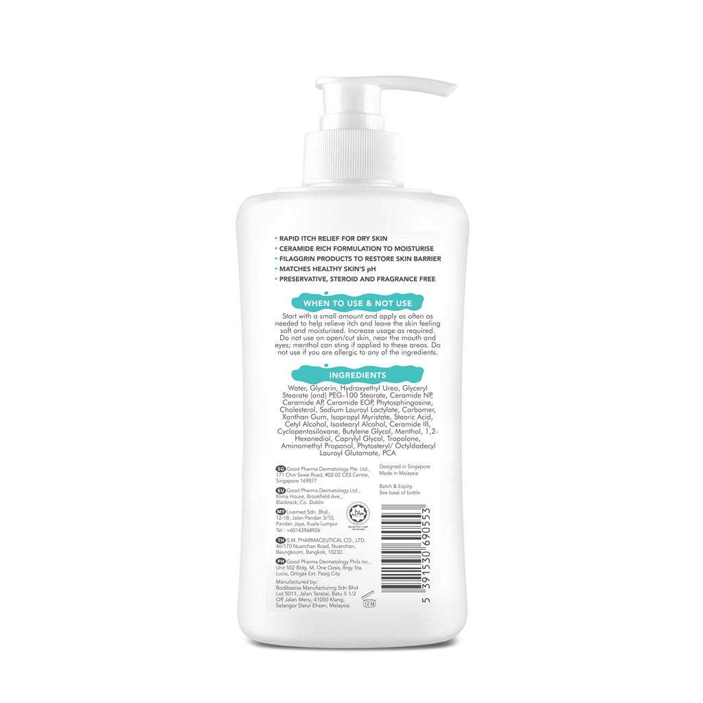 Suu Balm® Kids Dual Rapid Itch Relieving and Restoring Ceramide Moisturiser 200ml - Pump Back