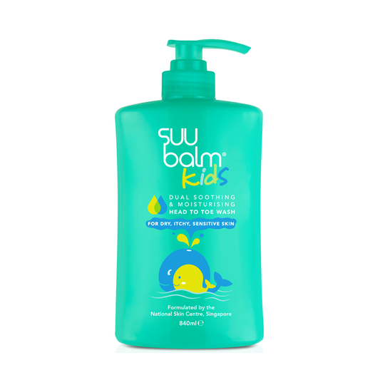 Suu Balm® Kids Dual Soothing and Moisturising Head-to-Toe Wash 840ml