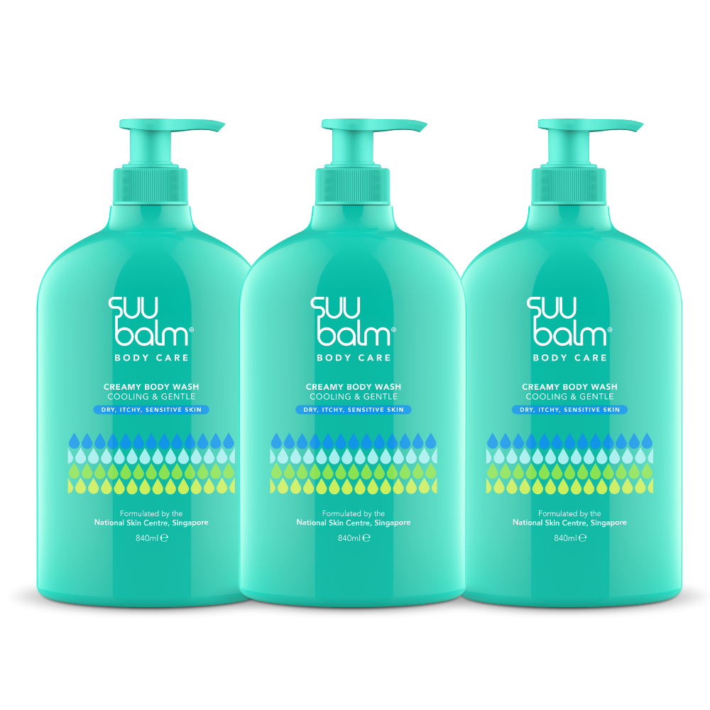 Suu Balm® [67折] 速效舒敏沐浴露套裝 (3x840ml）