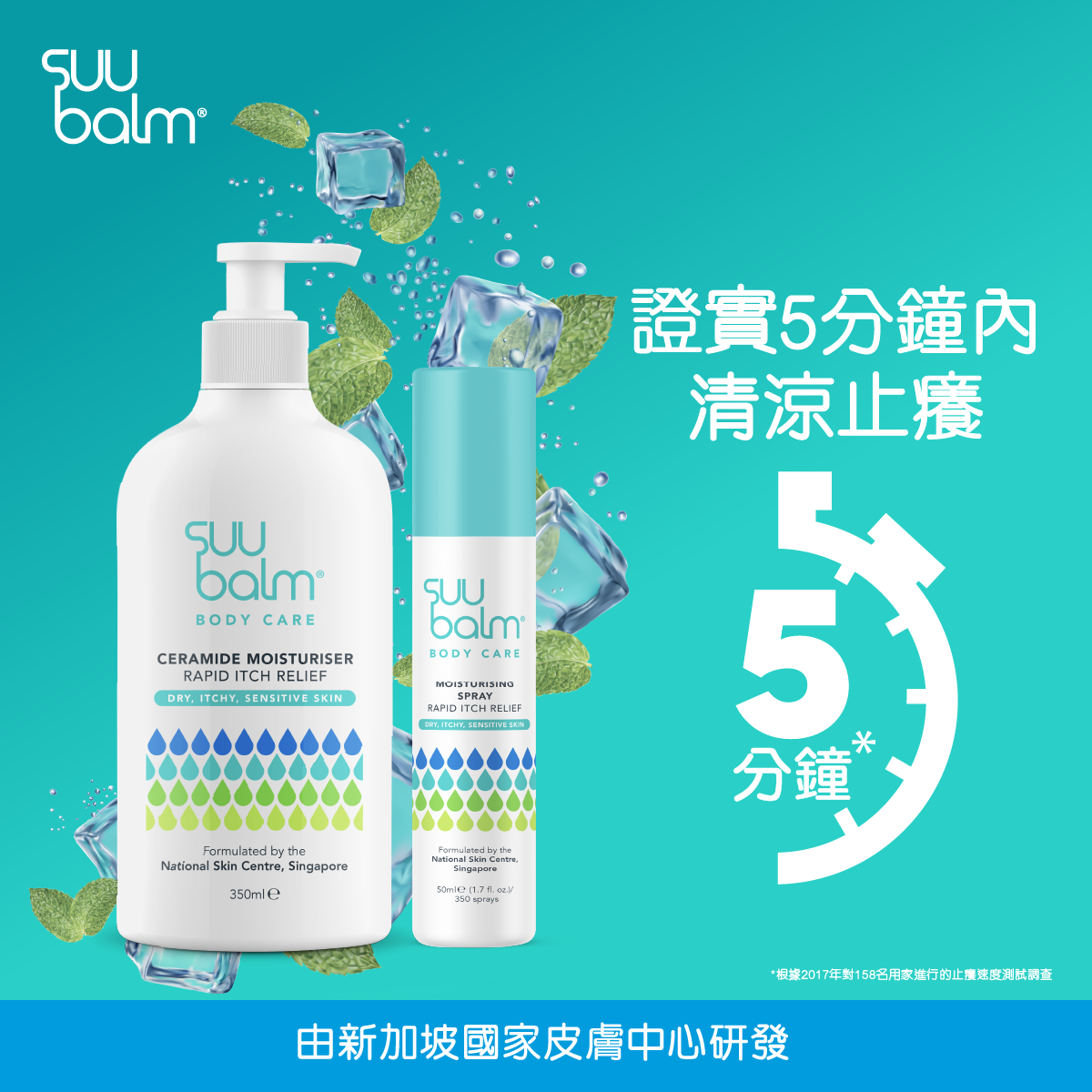速效舒敏保濕乳350ml及保濕噴霧 50ml
