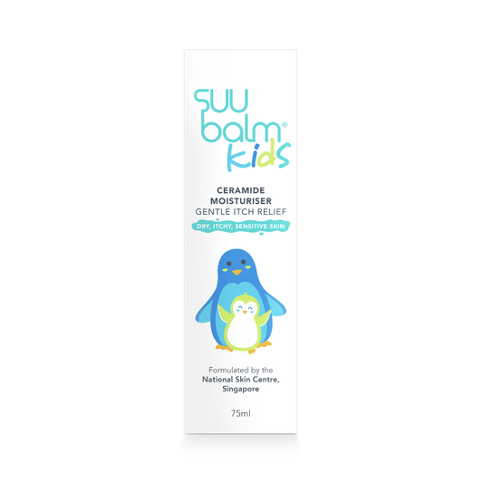 Suu Balm®<span> </span>Kids Dual Rapid Itch Relieving and Restoring Ceramide Moisturiser 75ml
