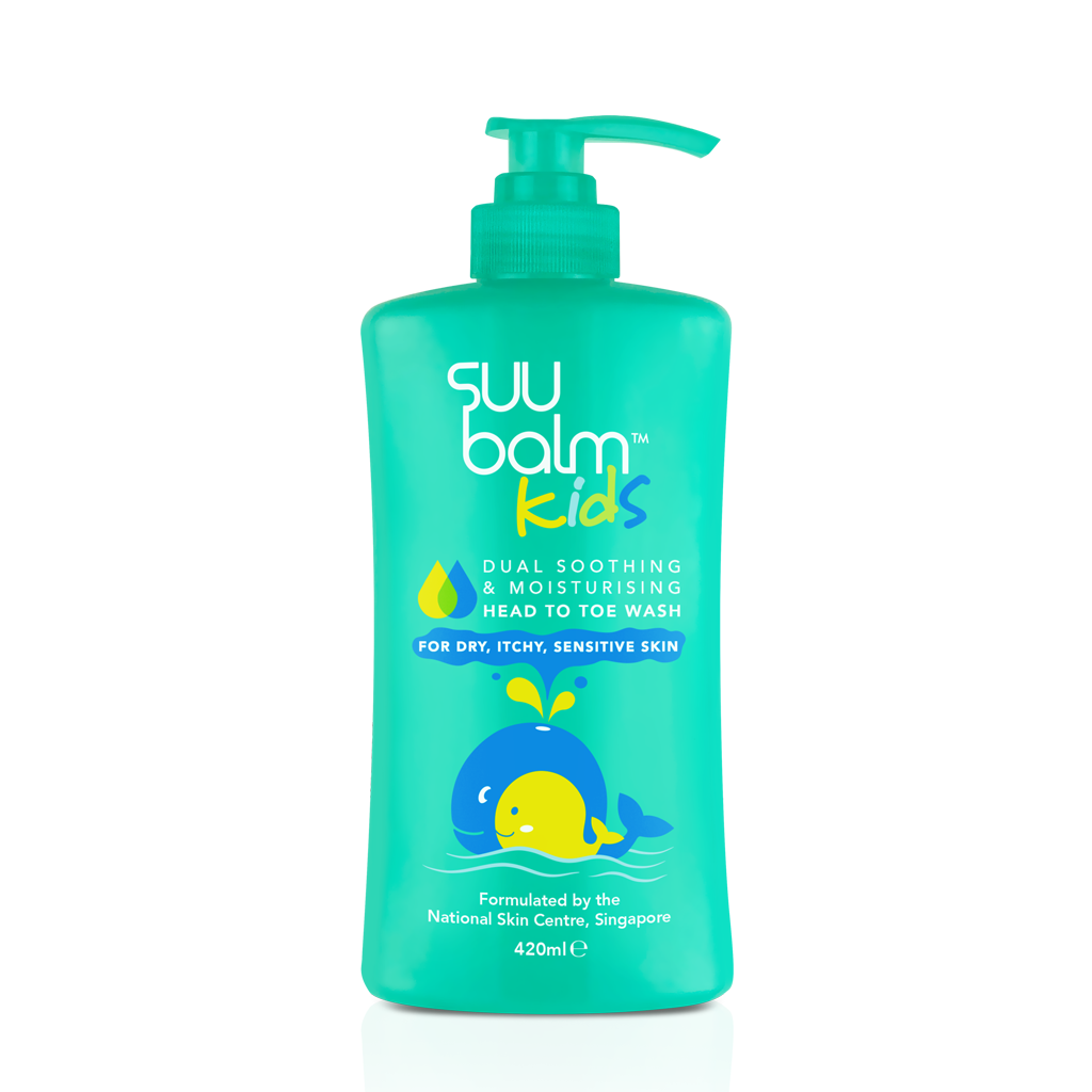 Suu Balm® Kids Dual Soothing and Moisturising Head-to-Toe Wash 420ml