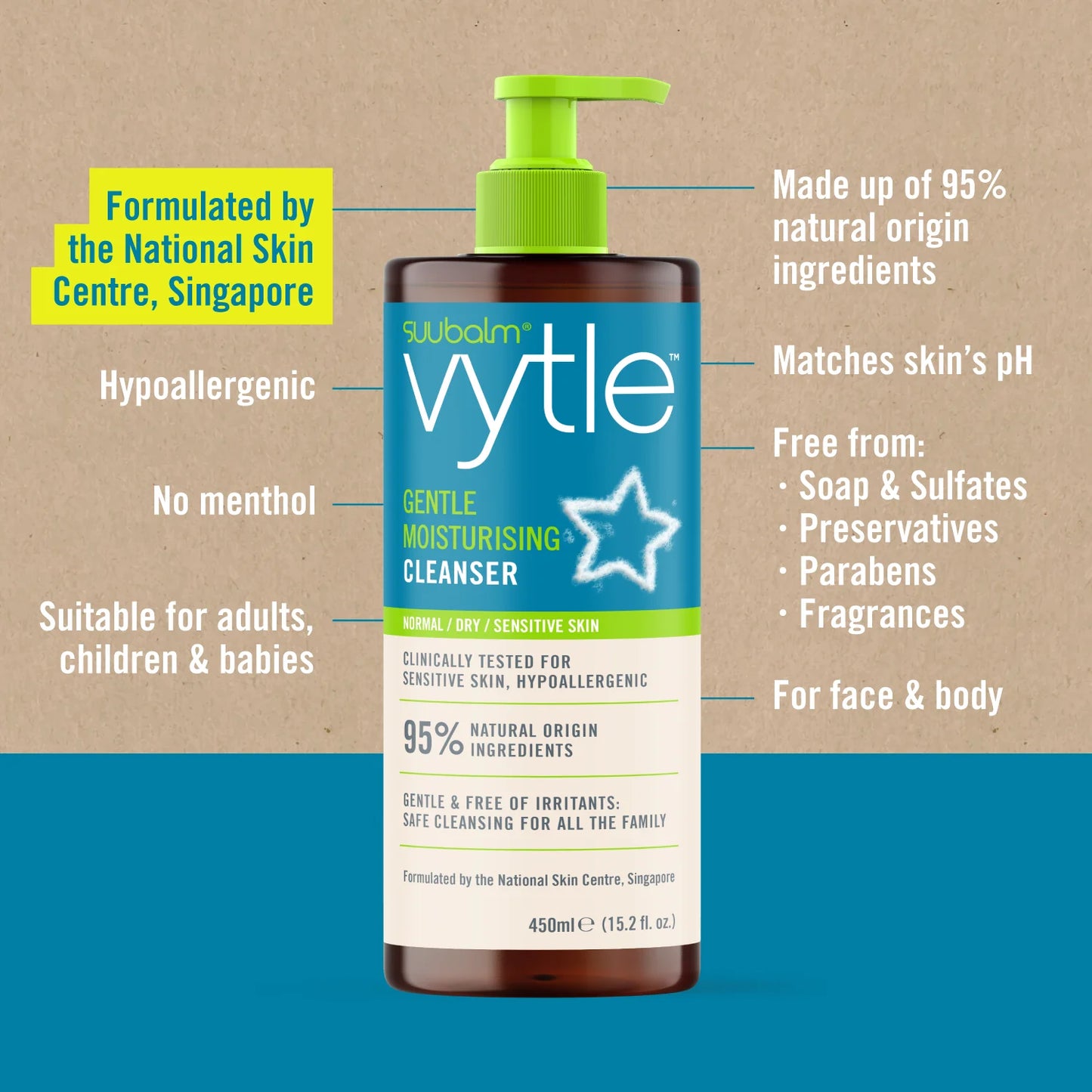 Vytle™ 溫和保濕潔面乳