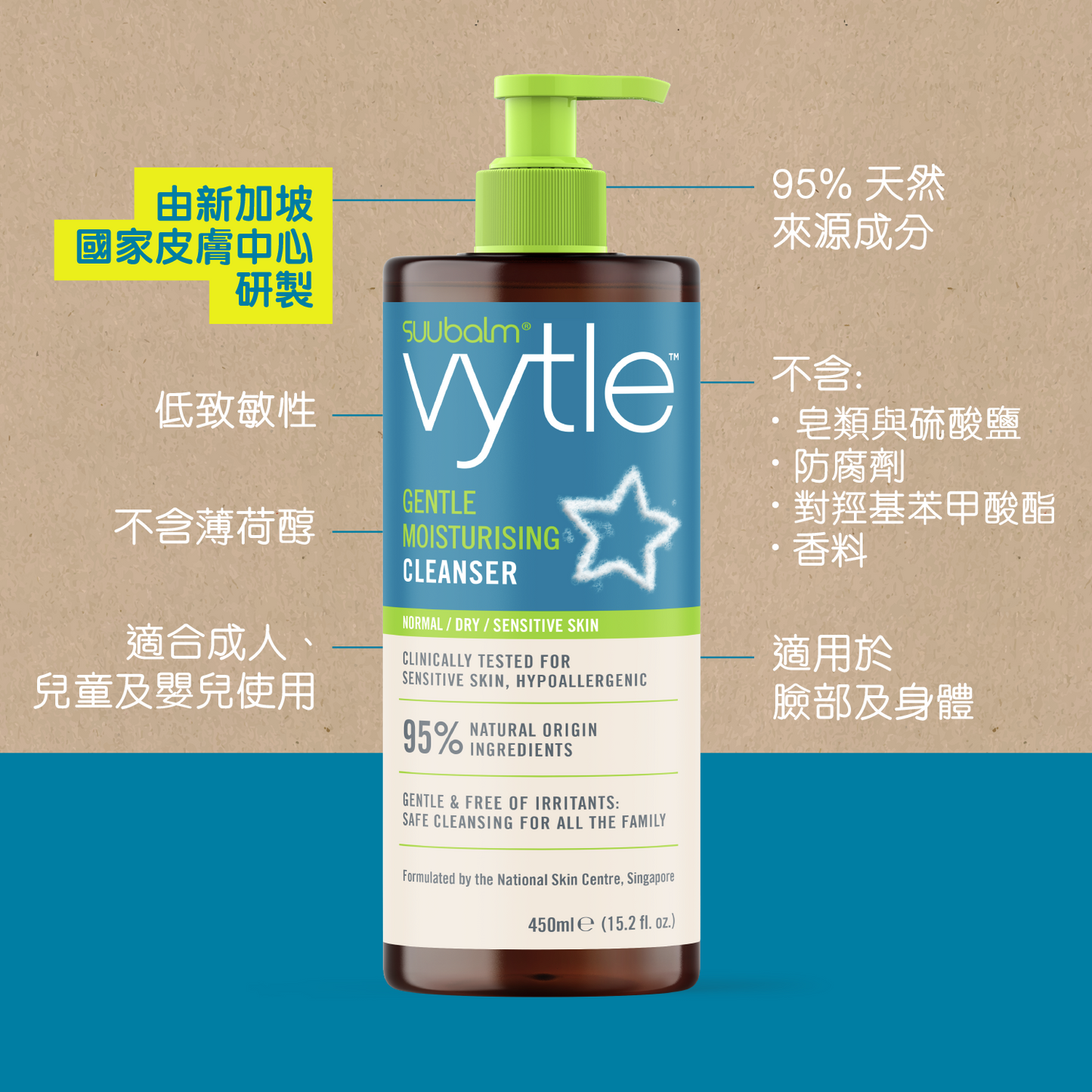 Vytle™ 溫和保濕潔面乳 100ml
